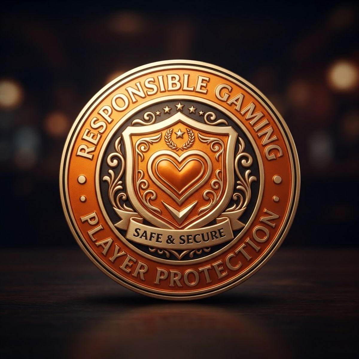 Responsible gambling player protection badge