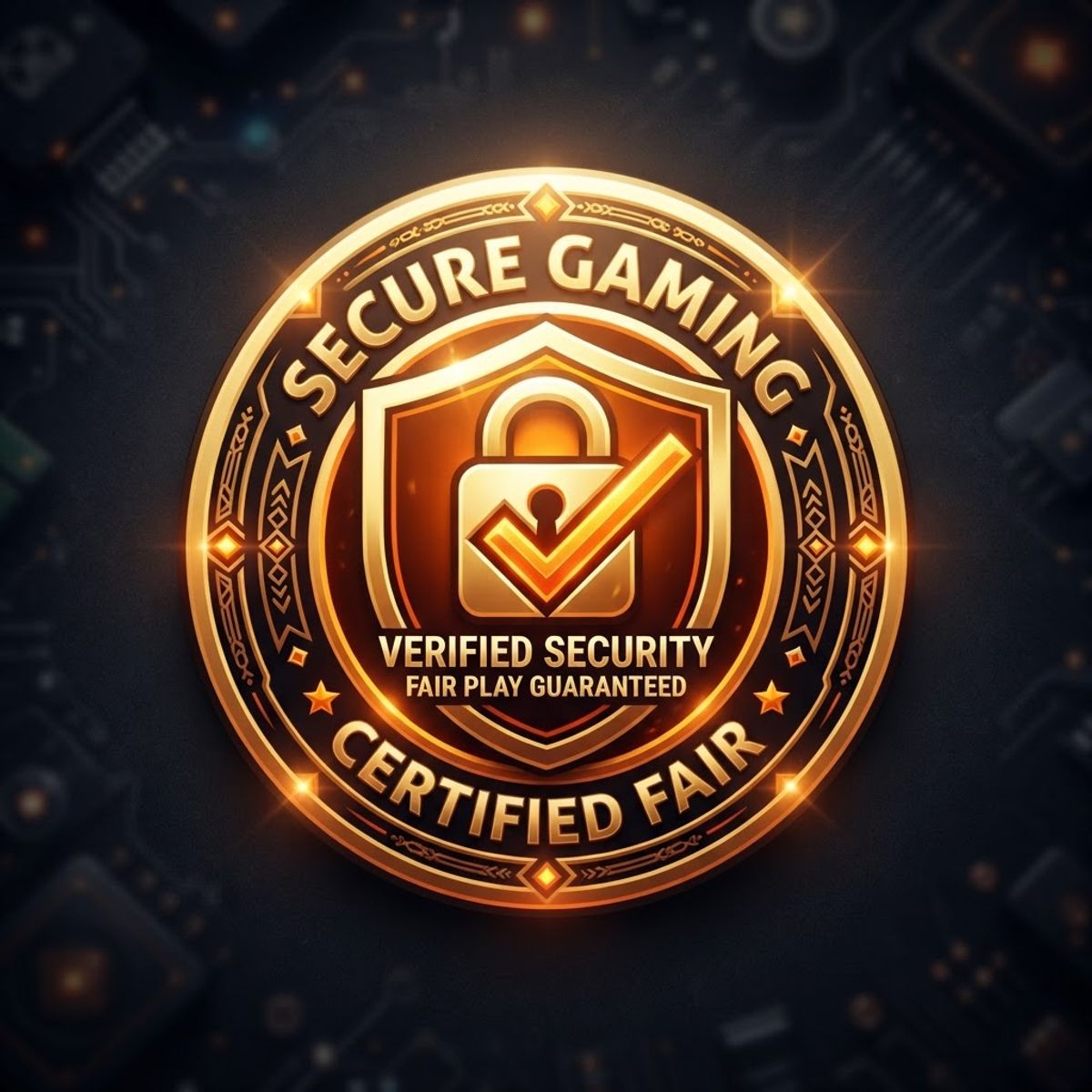 Secure certified fair gaming badge